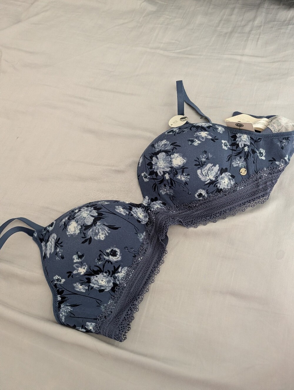NWT - 36B Lucky brand Bra -  Blue